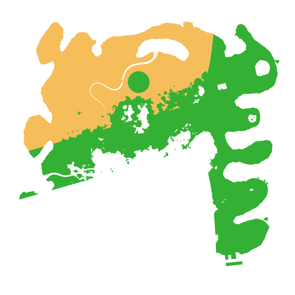 Biome Rust Map: Procedural Map, Size: 3600, Seed: 1737069176