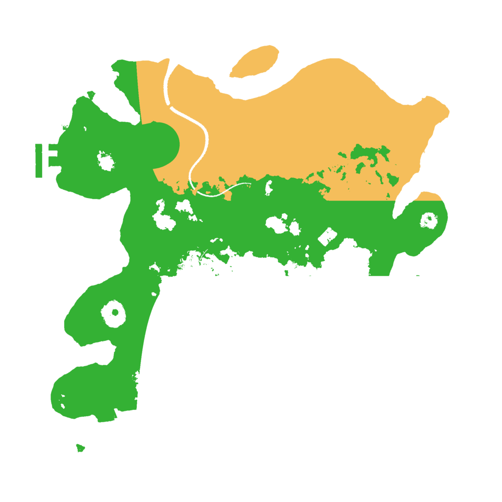 Biome Rust Map: Procedural Map, Size: 3000, Seed: 2324