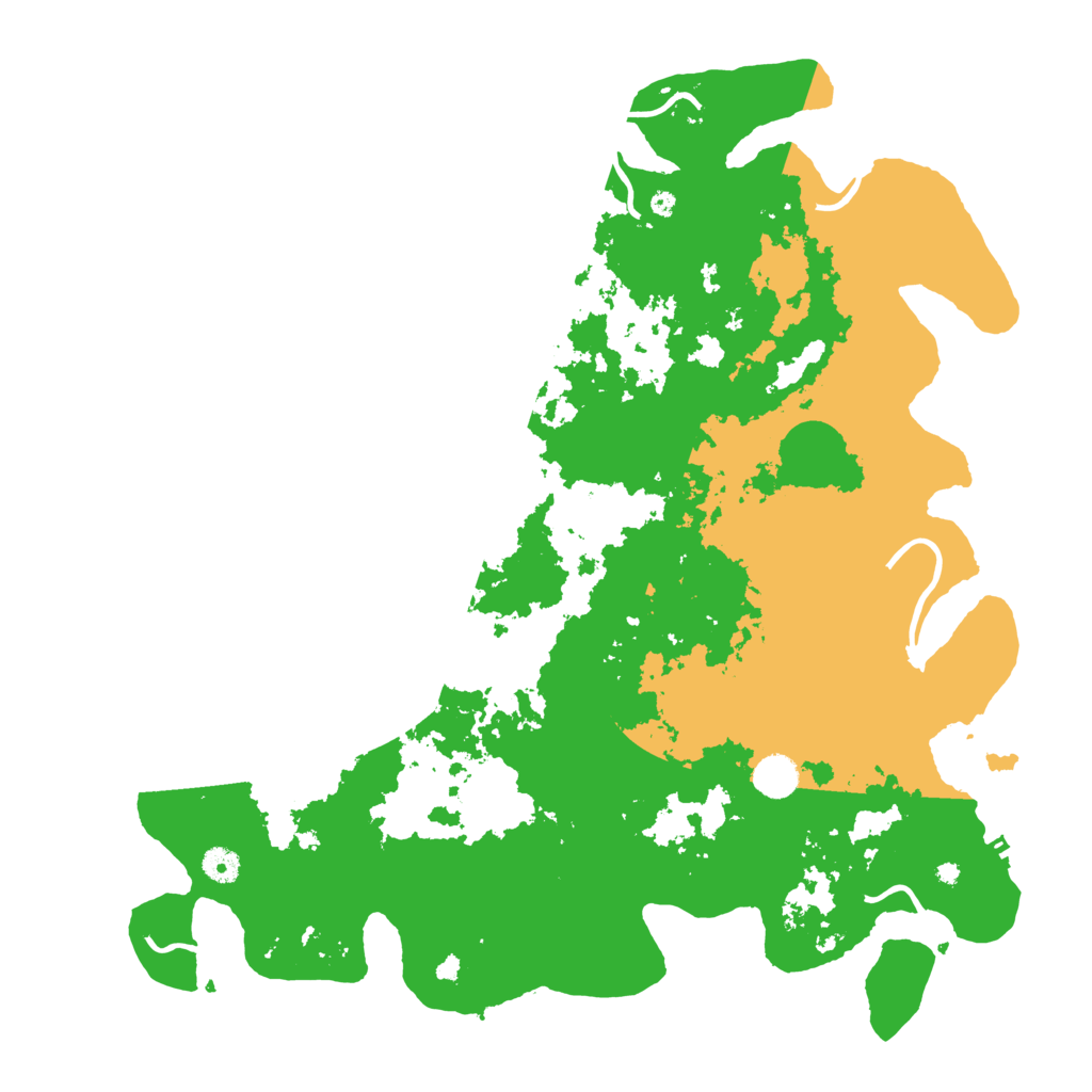 Biome Rust Map: Procedural Map, Size: 4500, Seed: 443714516