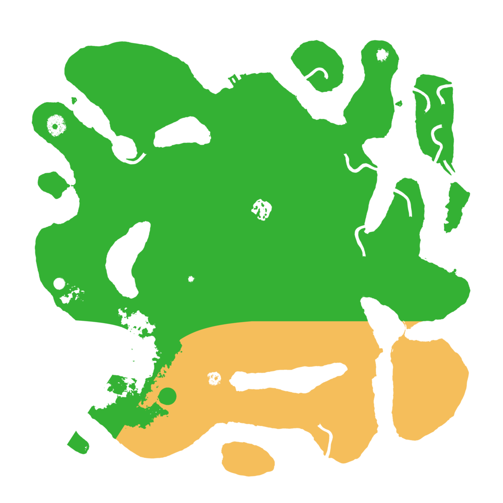 Biome Rust Map: Procedural Map, Size: 3800, Seed: 100816564