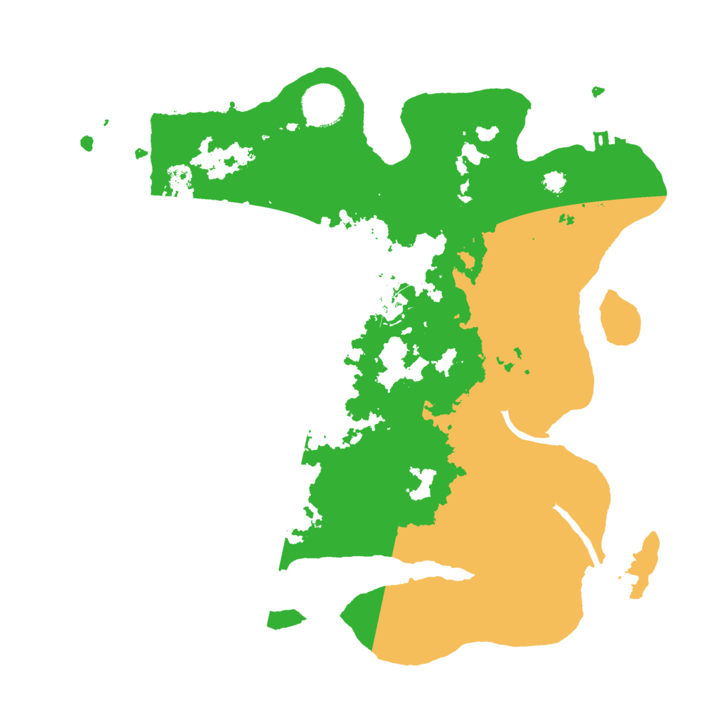Biome Rust Map: Procedural Map, Size: 3000, Seed: 107821422