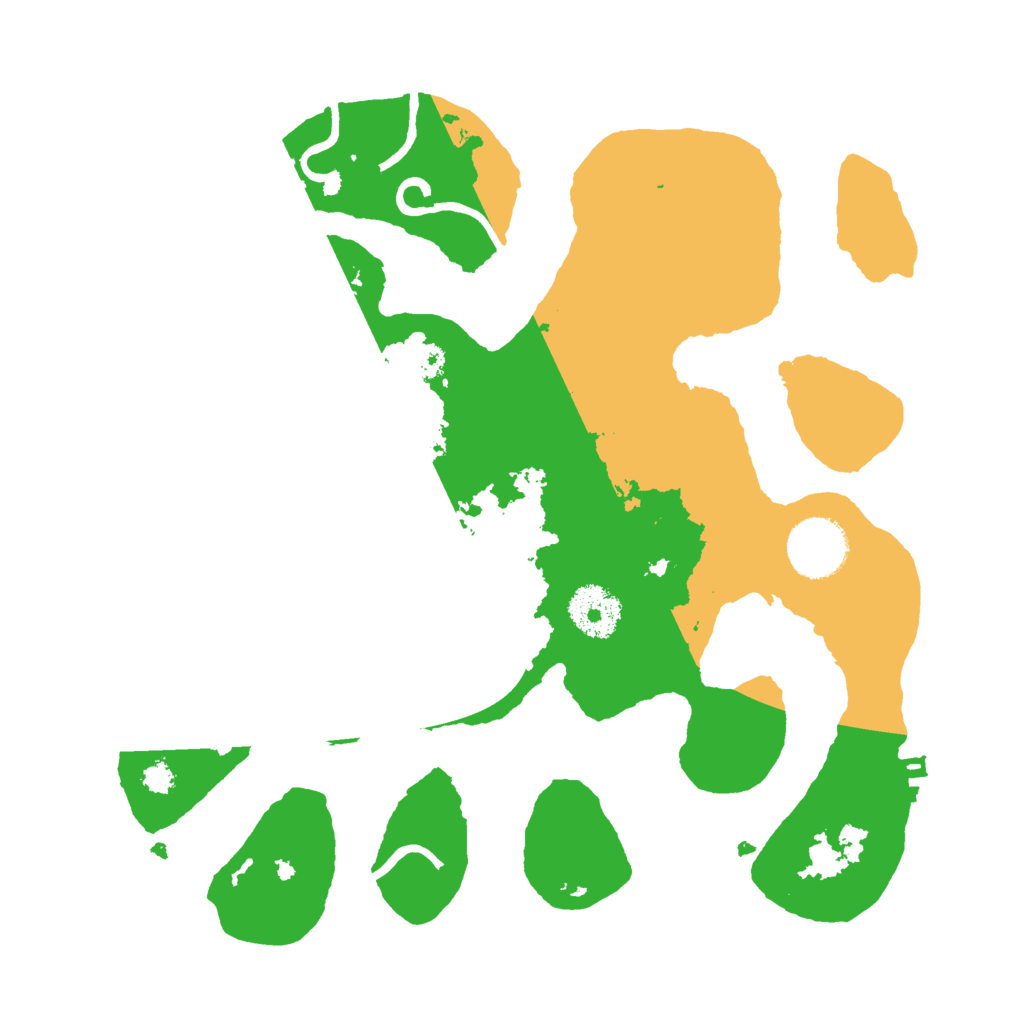 Biome Rust Map: Procedural Map, Size: 3000, Seed: 59596