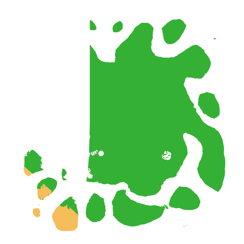 Biome Rust Map: Barren, Size: 4000, Seed: 11555000