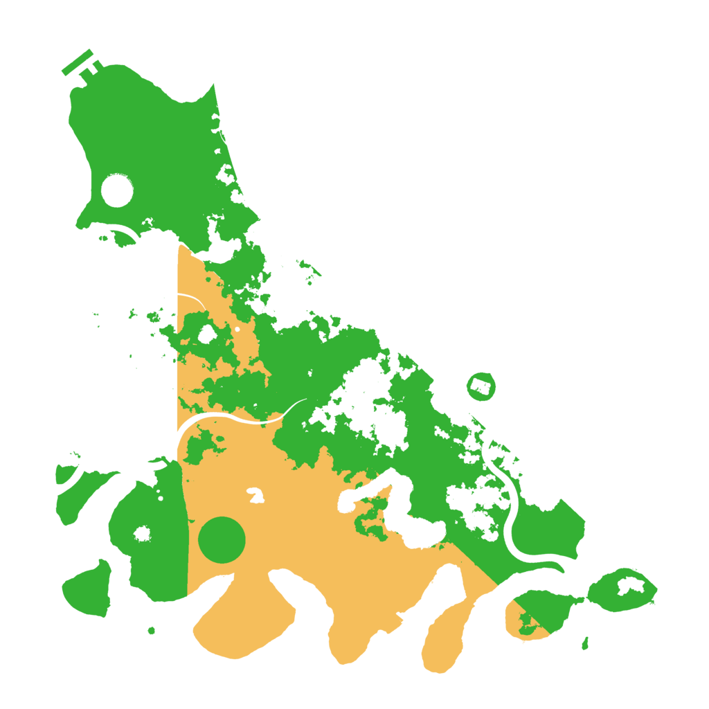 Biome Rust Map: Procedural Map, Size: 4000, Seed: 5001