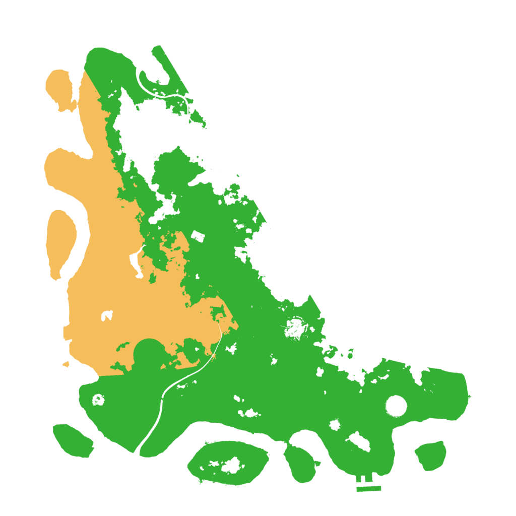 Biome Rust Map: Procedural Map, Size: 4250, Seed: 523627697