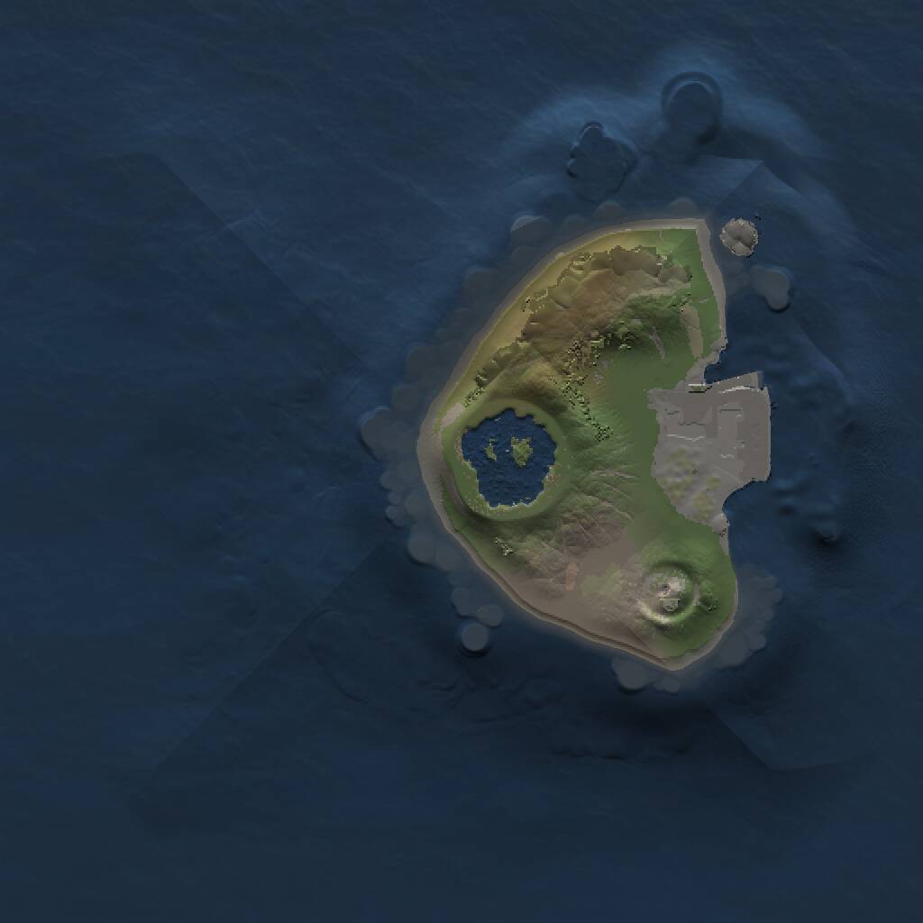 Rust Map: Procedural Map, Size: 1000, Seed: 4263311, 1 Monuments