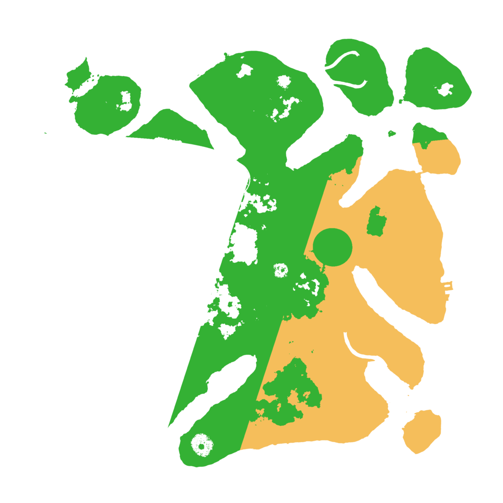 Biome Rust Map: Procedural Map, Size: 3500, Seed: 1014808460