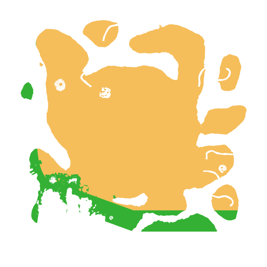 Biome Rust Map: Procedural Map, Size: 3500, Seed: 133412356