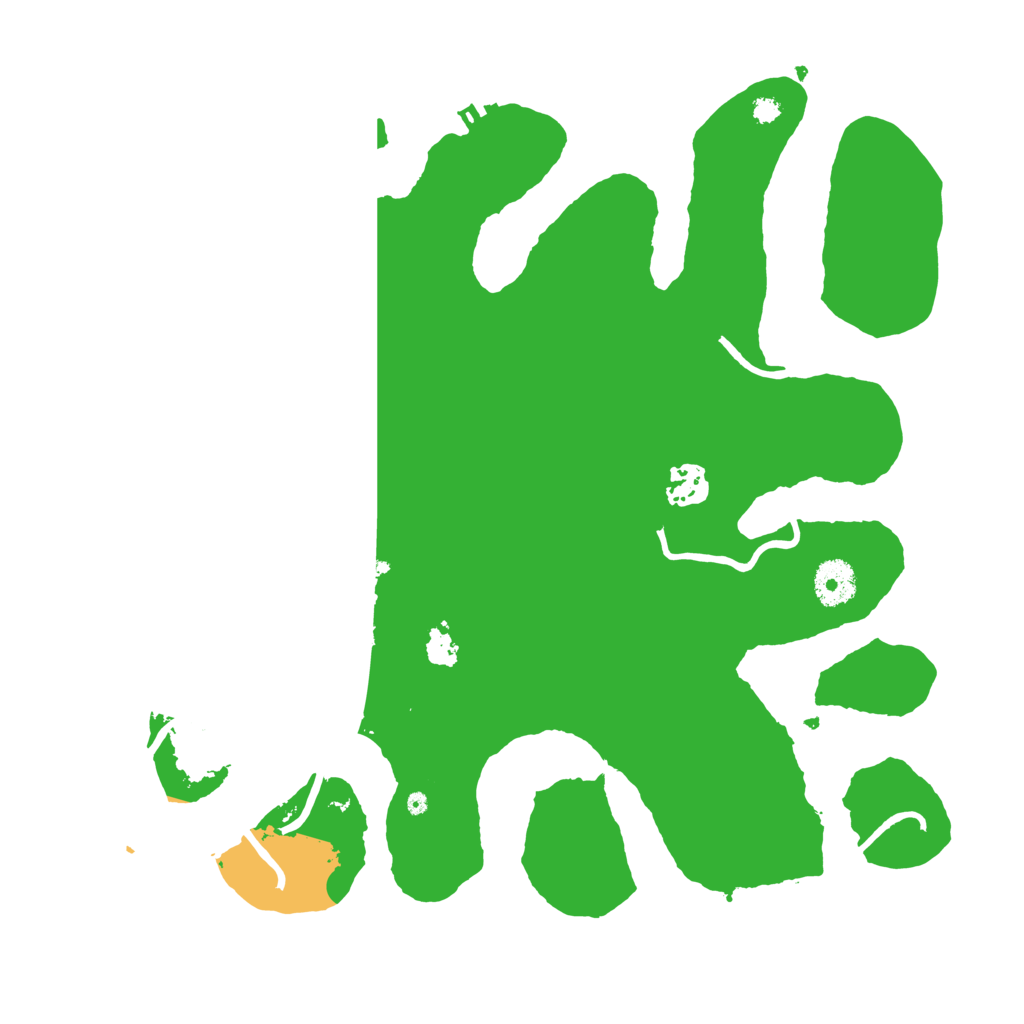 Biome Rust Map: Procedural Map, Size: 3500, Seed: 9866513