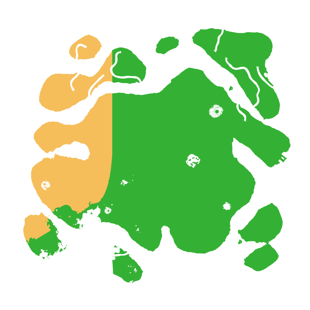 Biome Rust Map: Procedural Map, Size: 3550, Seed: 66036