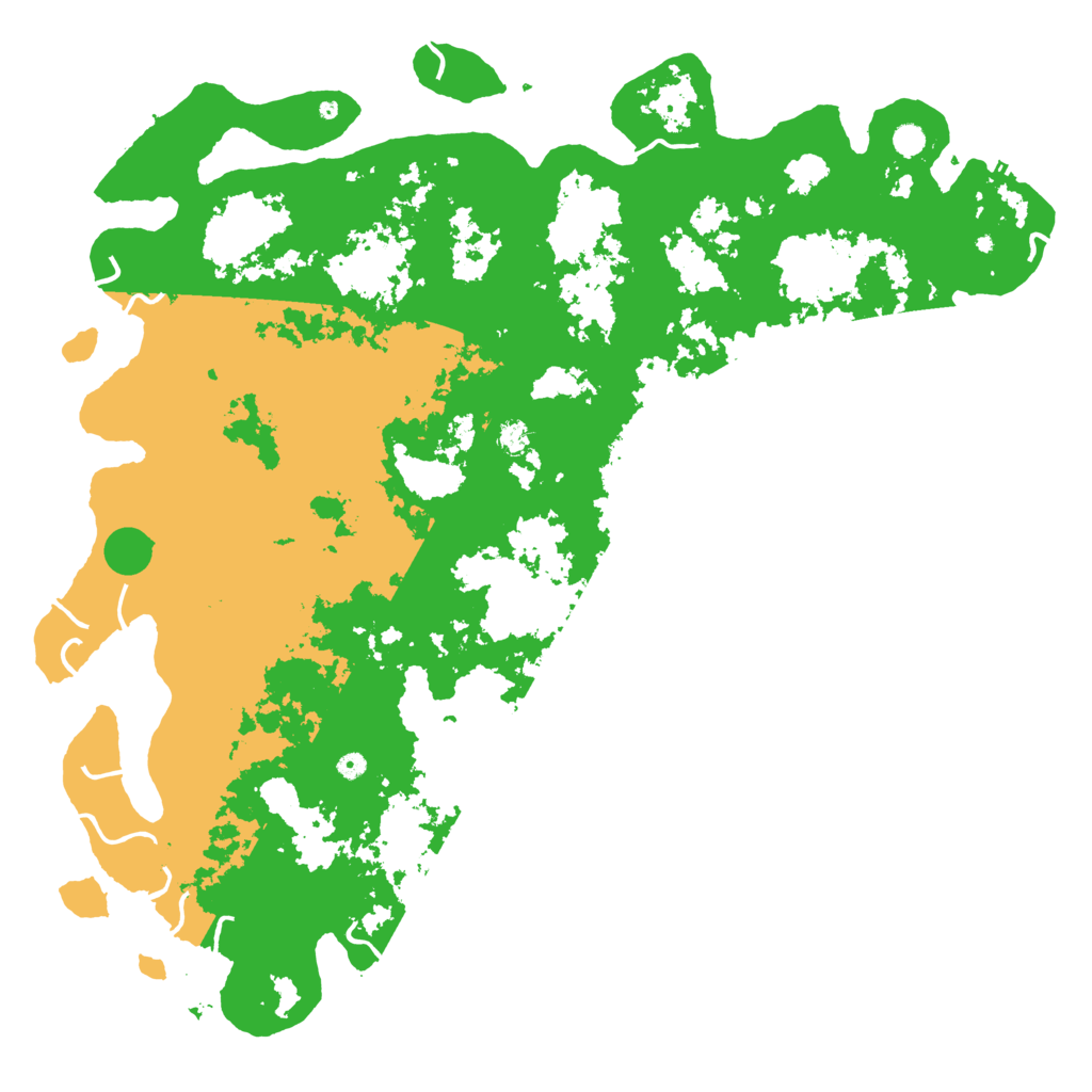 Biome Rust Map: Procedural Map, Size: 6000, Seed: 30011999