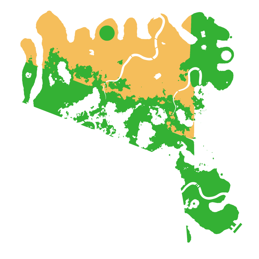 Biome Rust Map: Procedural Map, Size: 4500, Seed: 86023