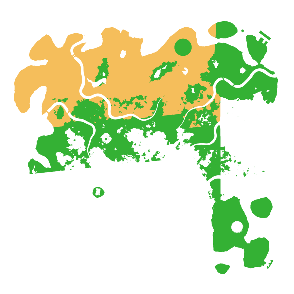 Biome Rust Map: Procedural Map, Size: 4500, Seed: 56570675