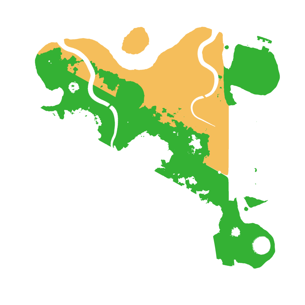 Biome Rust Map: Procedural Map, Size: 3000, Seed: 648535999