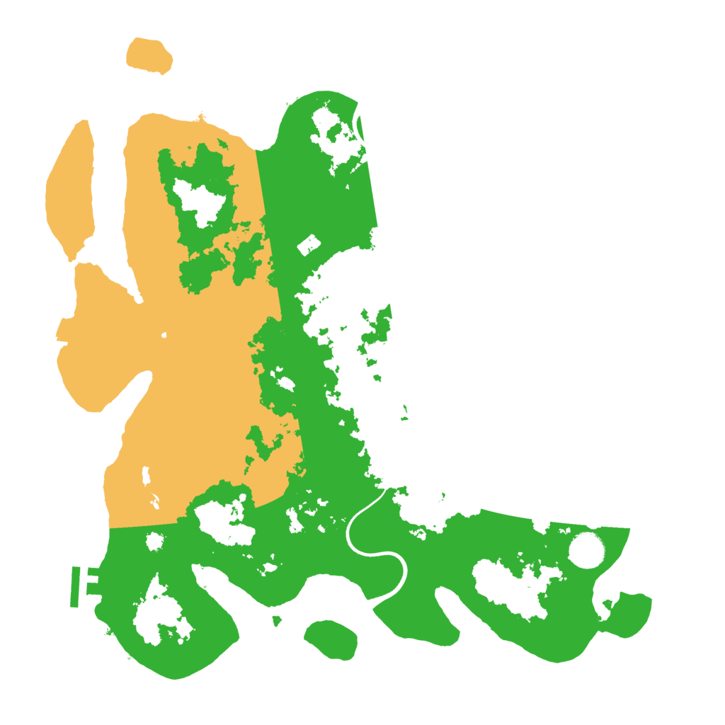 Biome Rust Map: Procedural Map, Size: 3600, Seed: 568916343