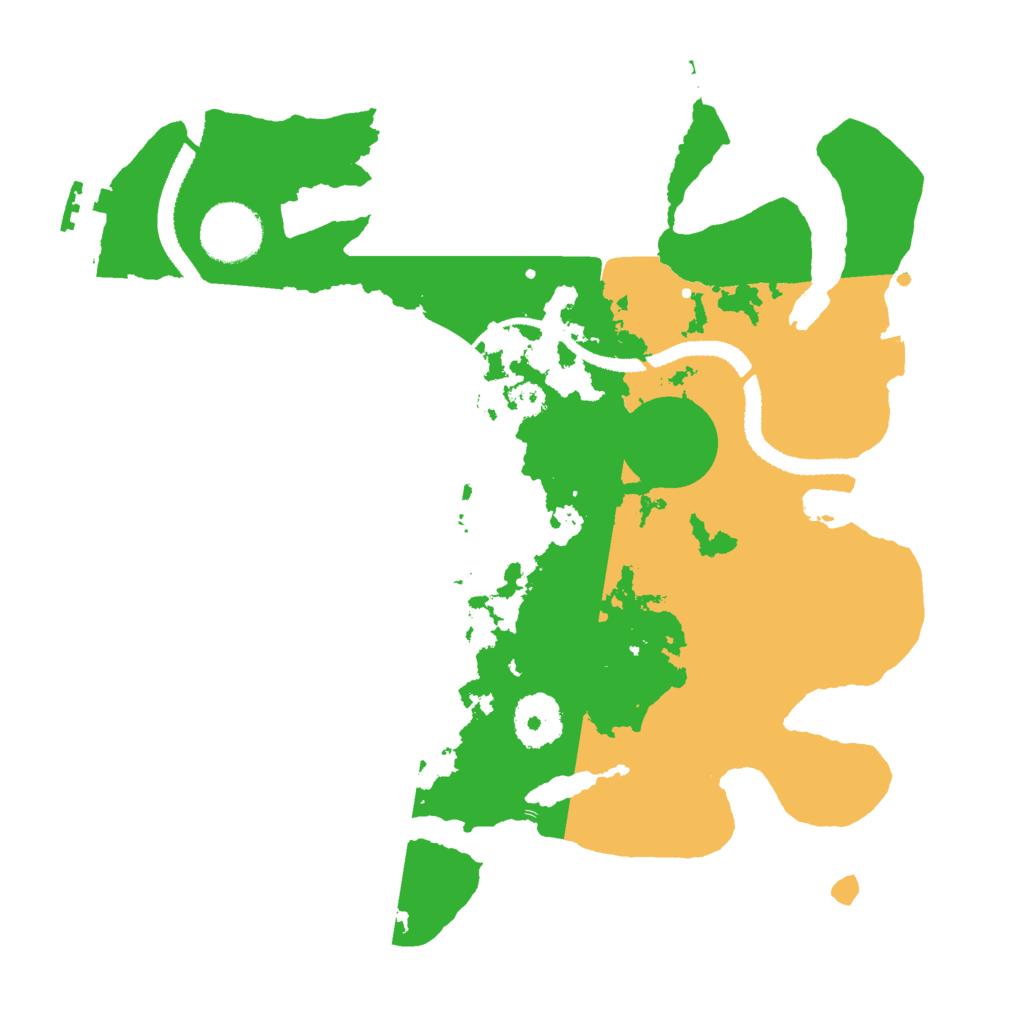 Biome Rust Map: Procedural Map, Size: 3000, Seed: 314124