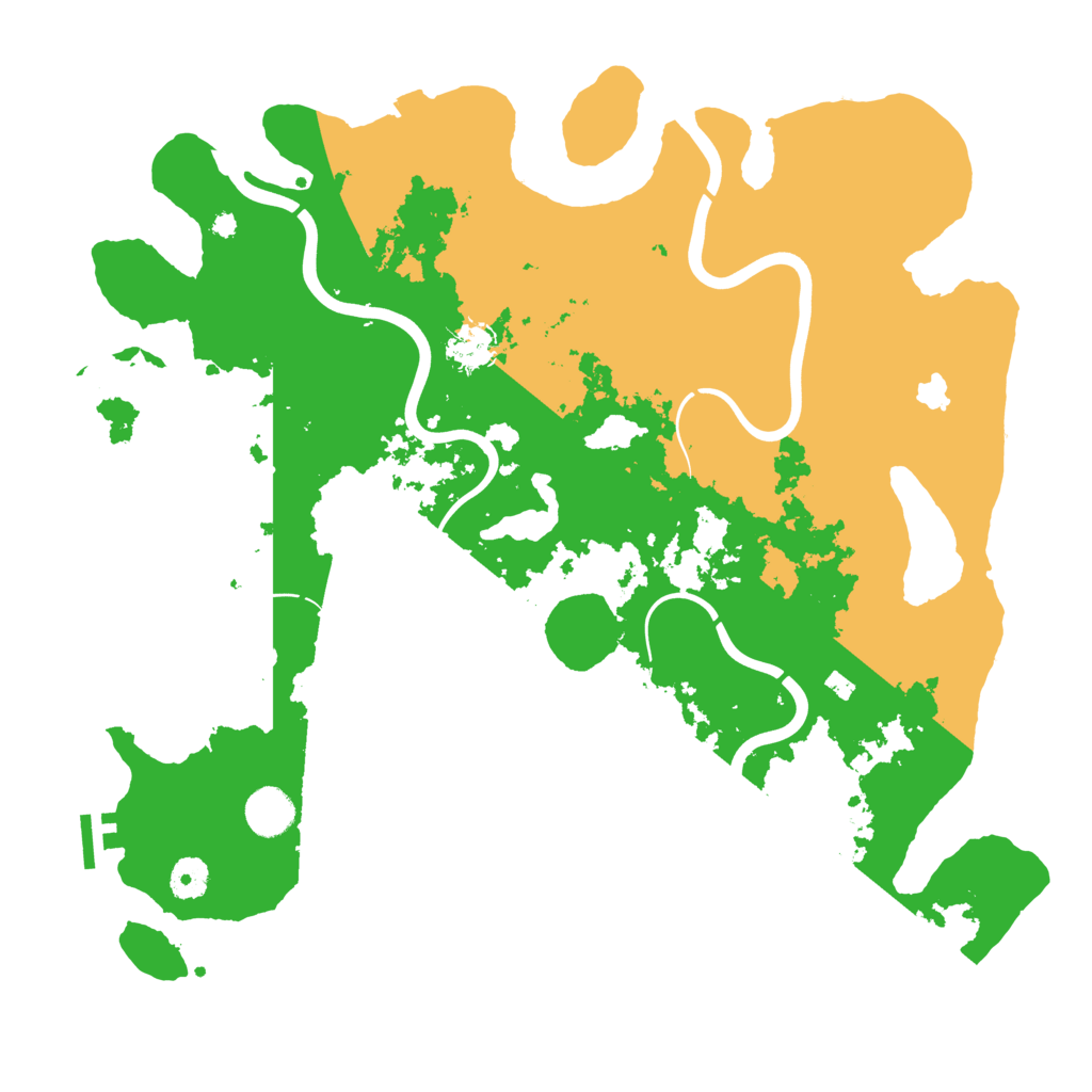 Biome Rust Map: Procedural Map, Size: 4050, Seed: 829437991
