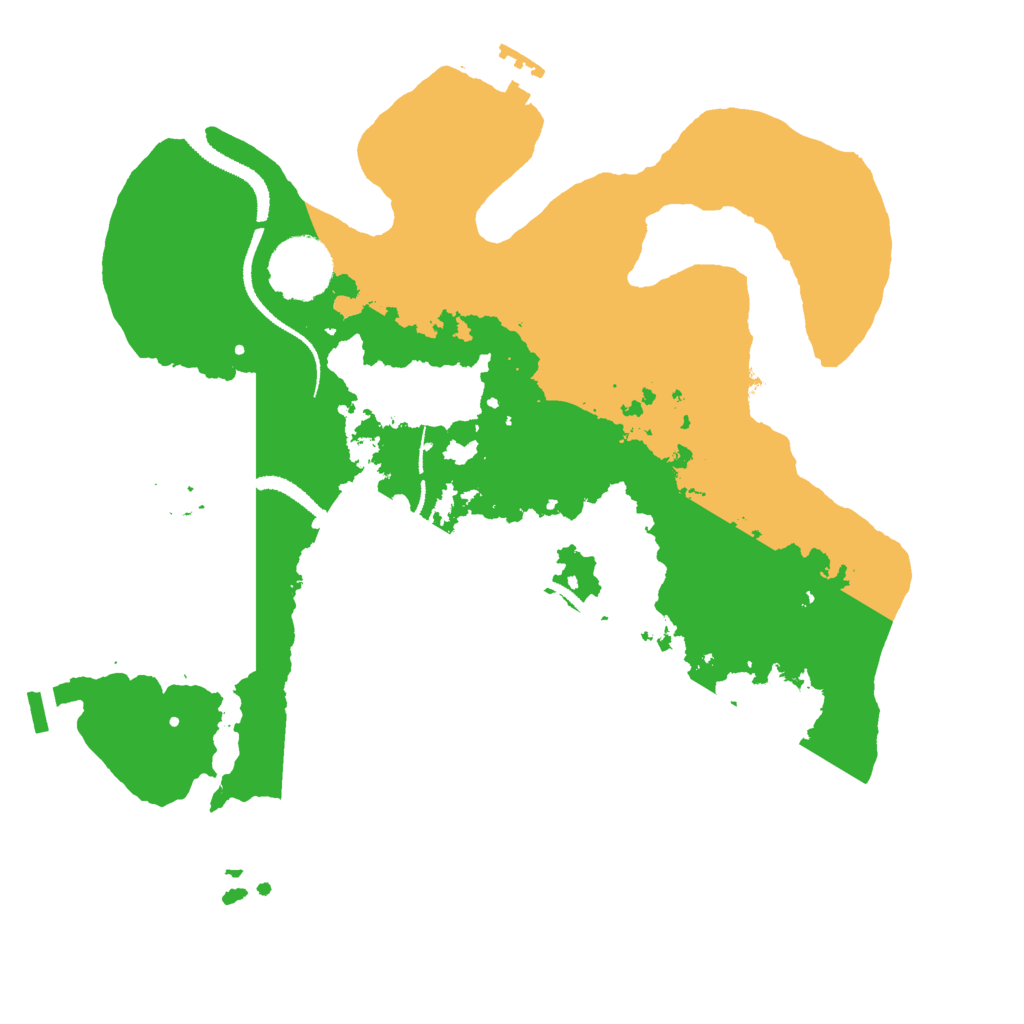 Biome Rust Map: Procedural Map, Size: 3000, Seed: 317048233