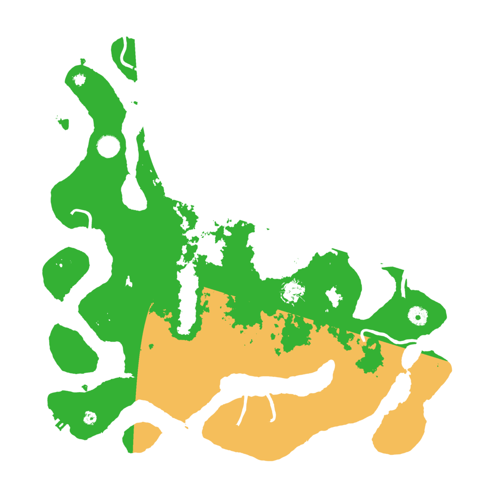 Biome Rust Map: Procedural Map, Size: 3886, Seed: 13825