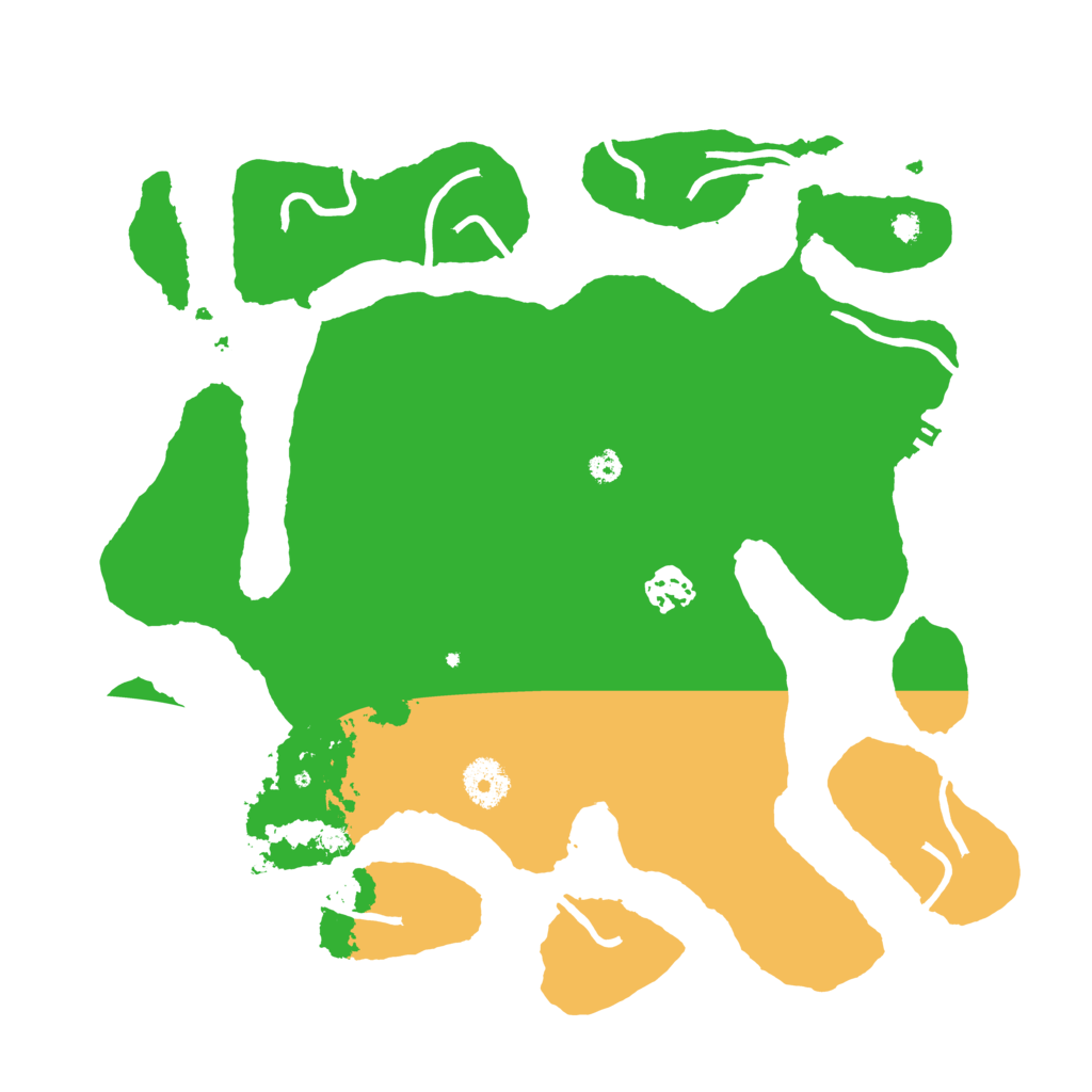 Biome Rust Map: Procedural Map, Size: 3500, Seed: 73691