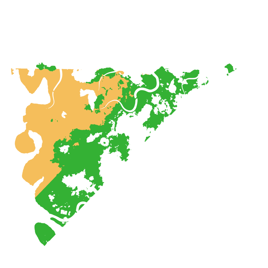 Biome Rust Map: Procedural Map, Size: 4500, Seed: 4209
