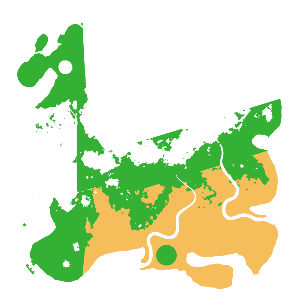 Biome Rust Map: Procedural Map, Size: 3950, Seed: 681893206