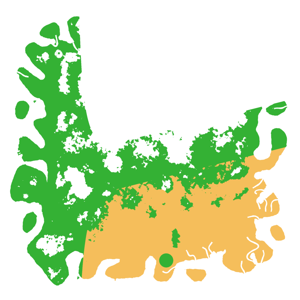 Biome Rust Map: Procedural Map, Size: 5650, Seed: 1