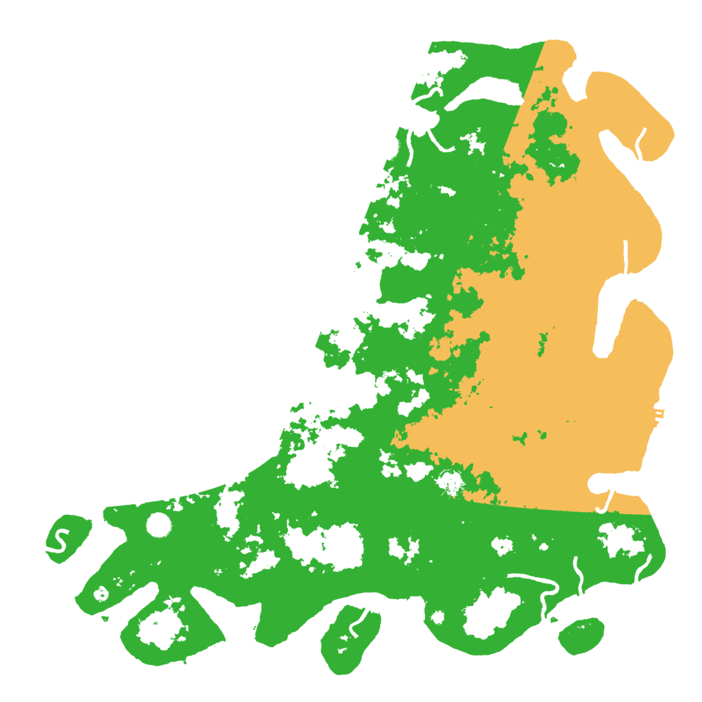 Biome Rust Map: Procedural Map, Size: 5000, Seed: 7704893