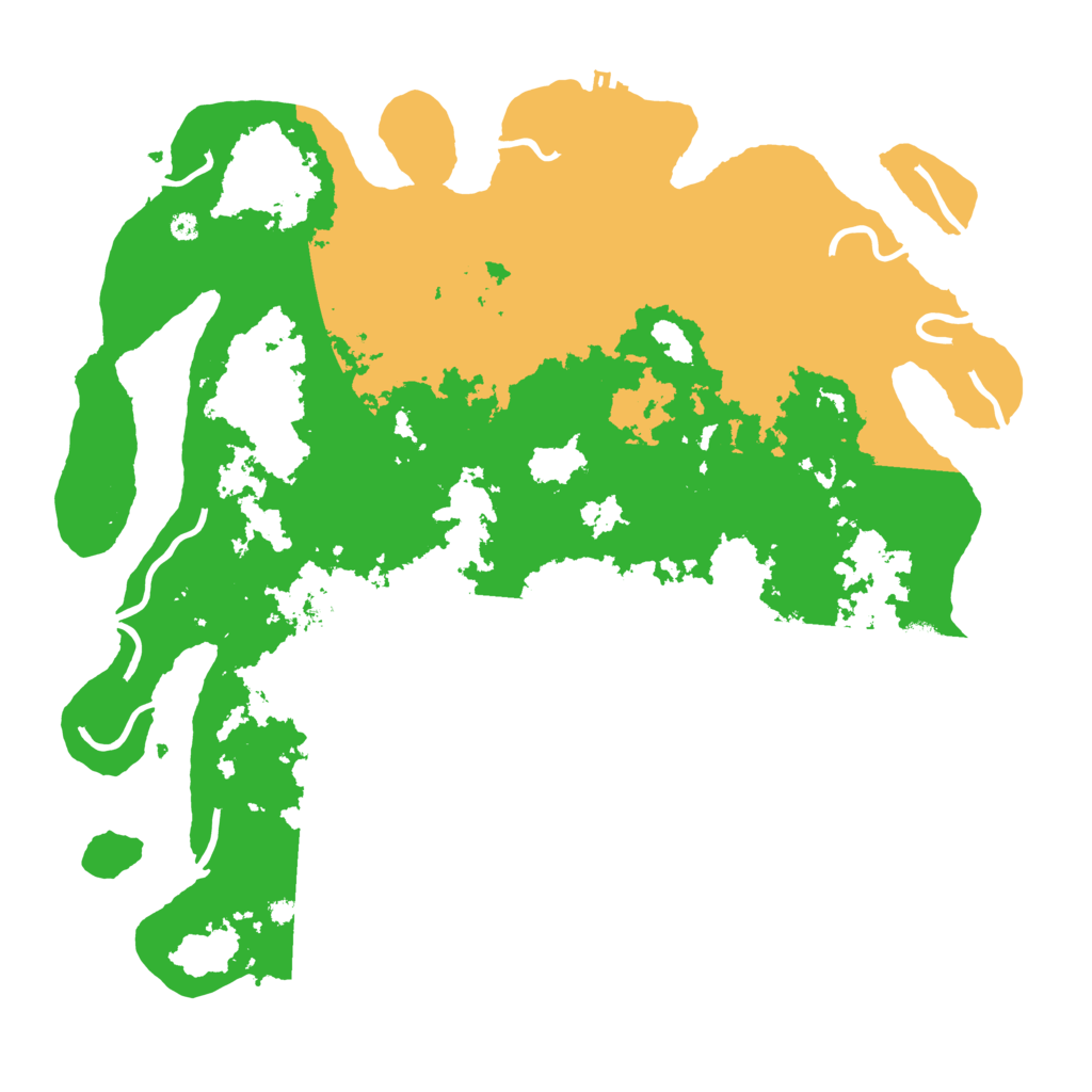 Biome Rust Map: Procedural Map, Size: 4000, Seed: 5438796