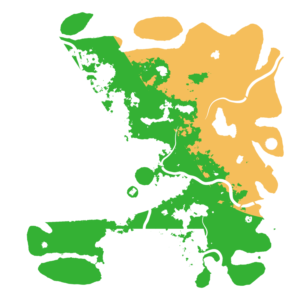 Biome Rust Map: Procedural Map, Size: 4500, Seed: 979079