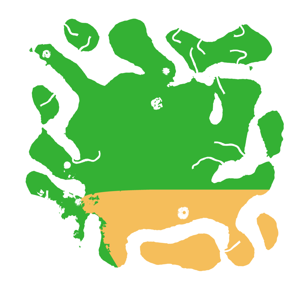 Biome Rust Map: Procedural Map, Size: 3800, Seed: 1236483230