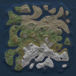 Thumbnail Rust Map: Procedural Map, Size: 4000, Seed: 420000, 16 Monuments