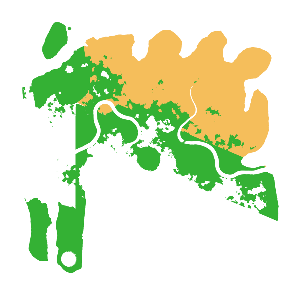 Biome Rust Map: Procedural Map, Size: 3500, Seed: 1993912118