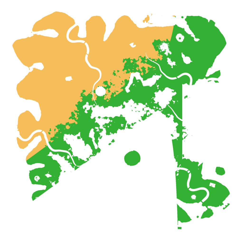 Biome Rust Map: Procedural Map, Size: 4500, Seed: 331