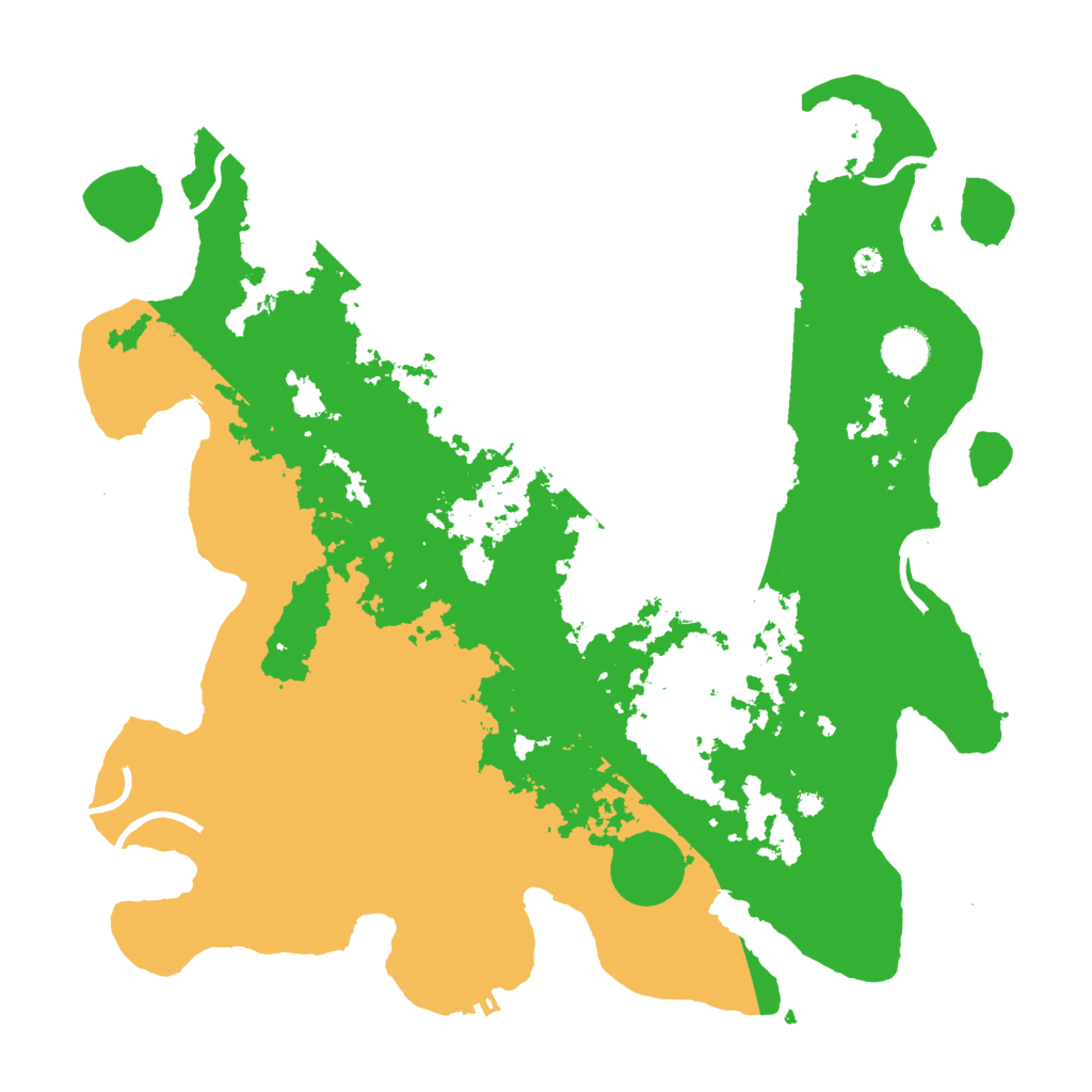 Biome Rust Map: Procedural Map, Size: 4000, Seed: 11452