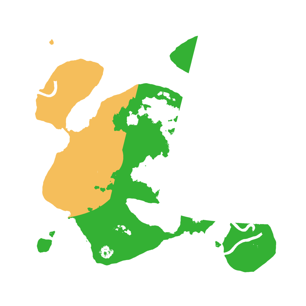 Biome Rust Map: Procedural Map, Size: 2500, Seed: 29