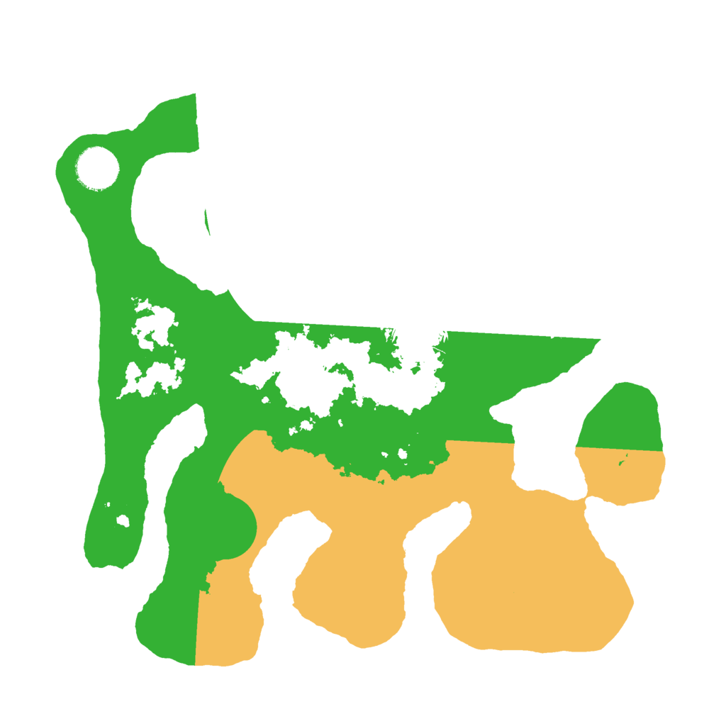 Biome Rust Map: Barren, Size: 3000, Seed: 1166905637