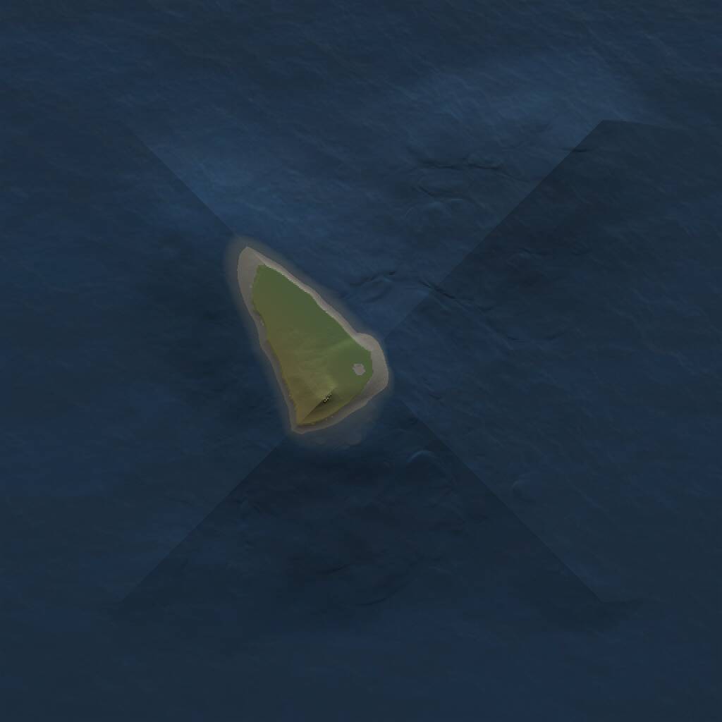 Rust Map: Procedural Map, Size: 1000, Seed: 420698008, 1 Monuments