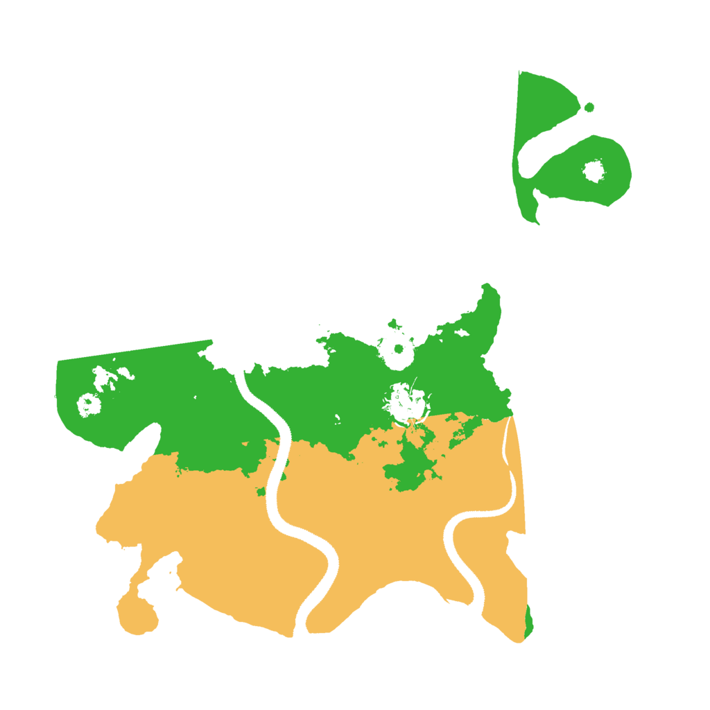 Biome Rust Map: Procedural Map, Size: 3000, Seed: 1670360844