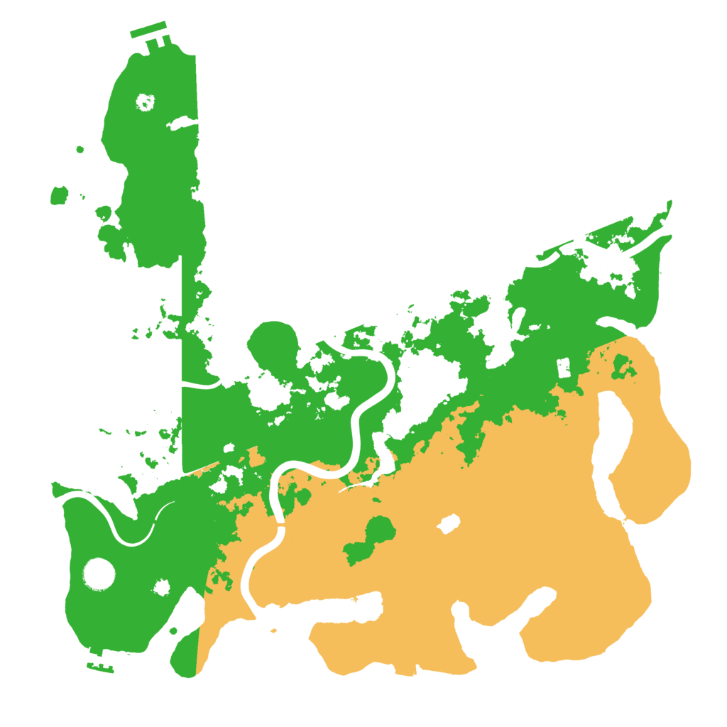 Biome Rust Map: Procedural Map, Size: 4000, Seed: 34904218