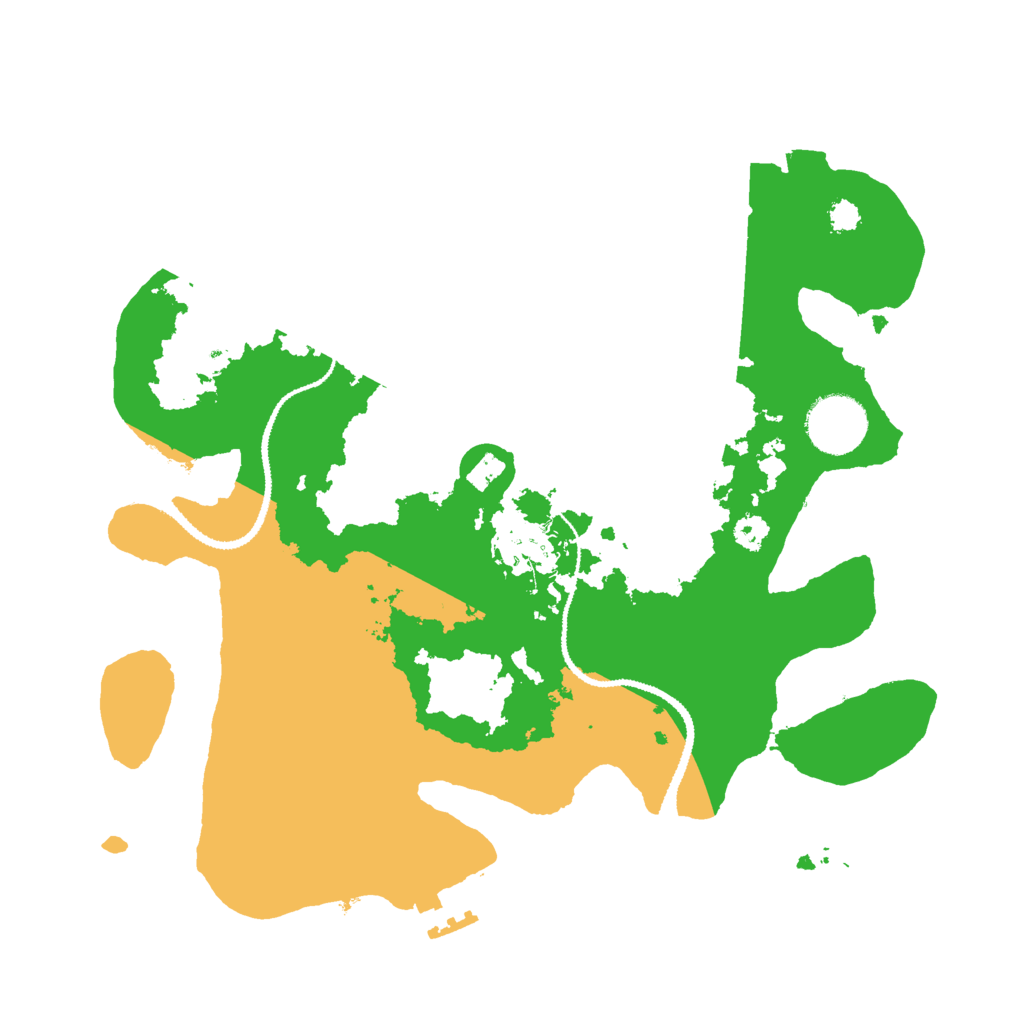 Biome Rust Map: Procedural Map, Size: 3000, Seed: 1313410439