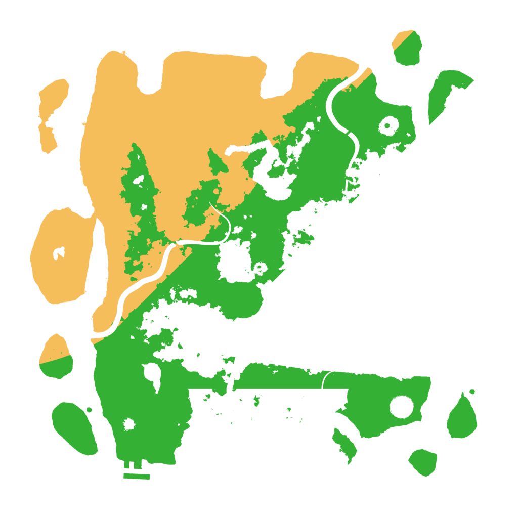Biome Rust Map: Procedural Map, Size: 4000, Seed: 3257160