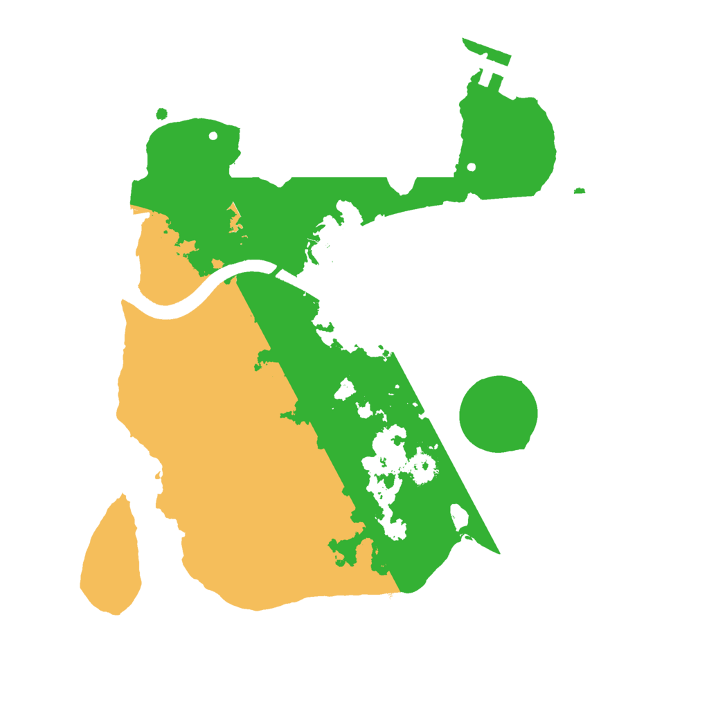 Biome Rust Map: Procedural Map, Size: 2450, Seed: 6566656