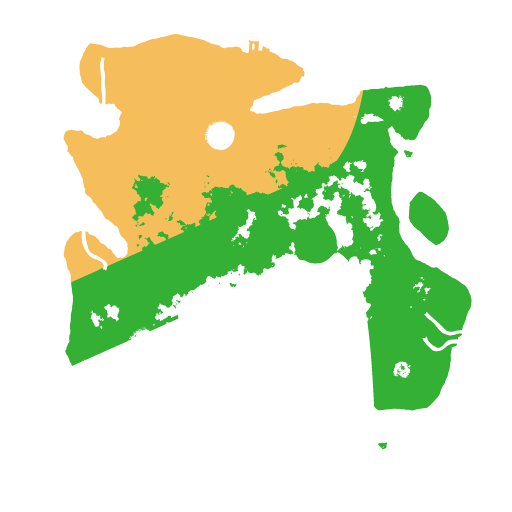 Biome Rust Map: Procedural Map, Size: 3200, Seed: 100816561