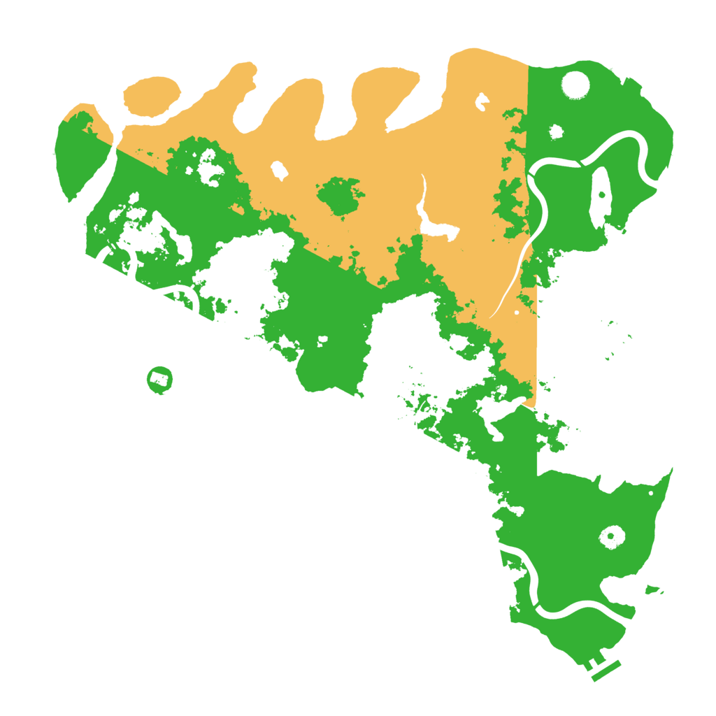Biome Rust Map: Procedural Map, Size: 4500, Seed: 4036195