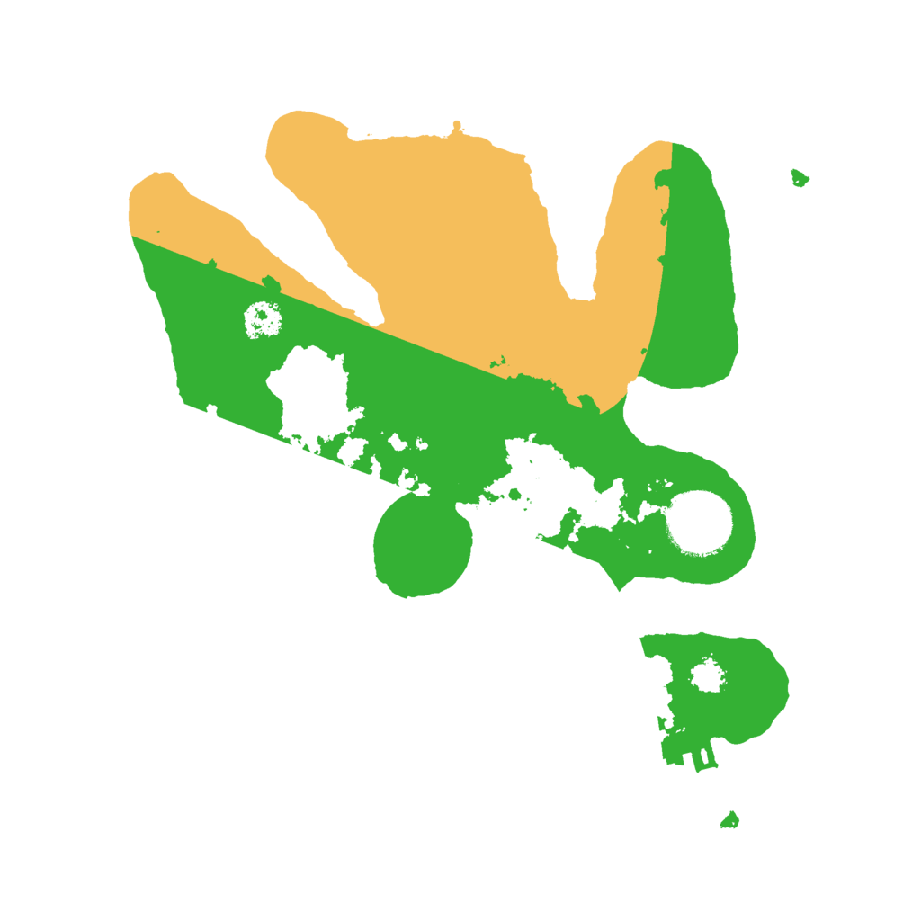 Biome Rust Map: Procedural Map, Size: 2500, Seed: 23092