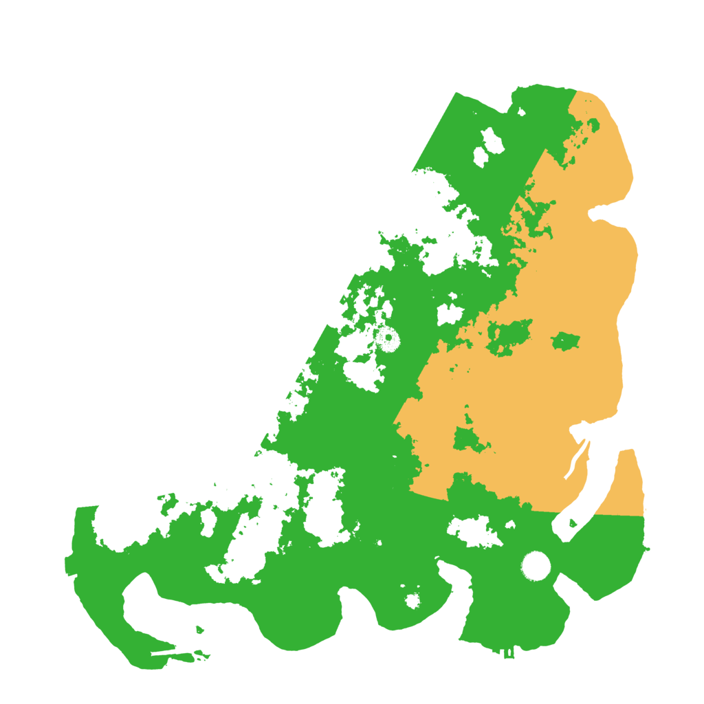 Biome Rust Map: Procedural Map, Size: 4250, Seed: 1189067821