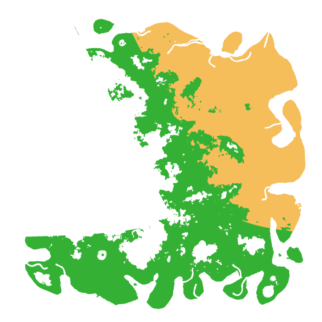 Biome Rust Map: Procedural Map, Size: 5000, Seed: 118210211