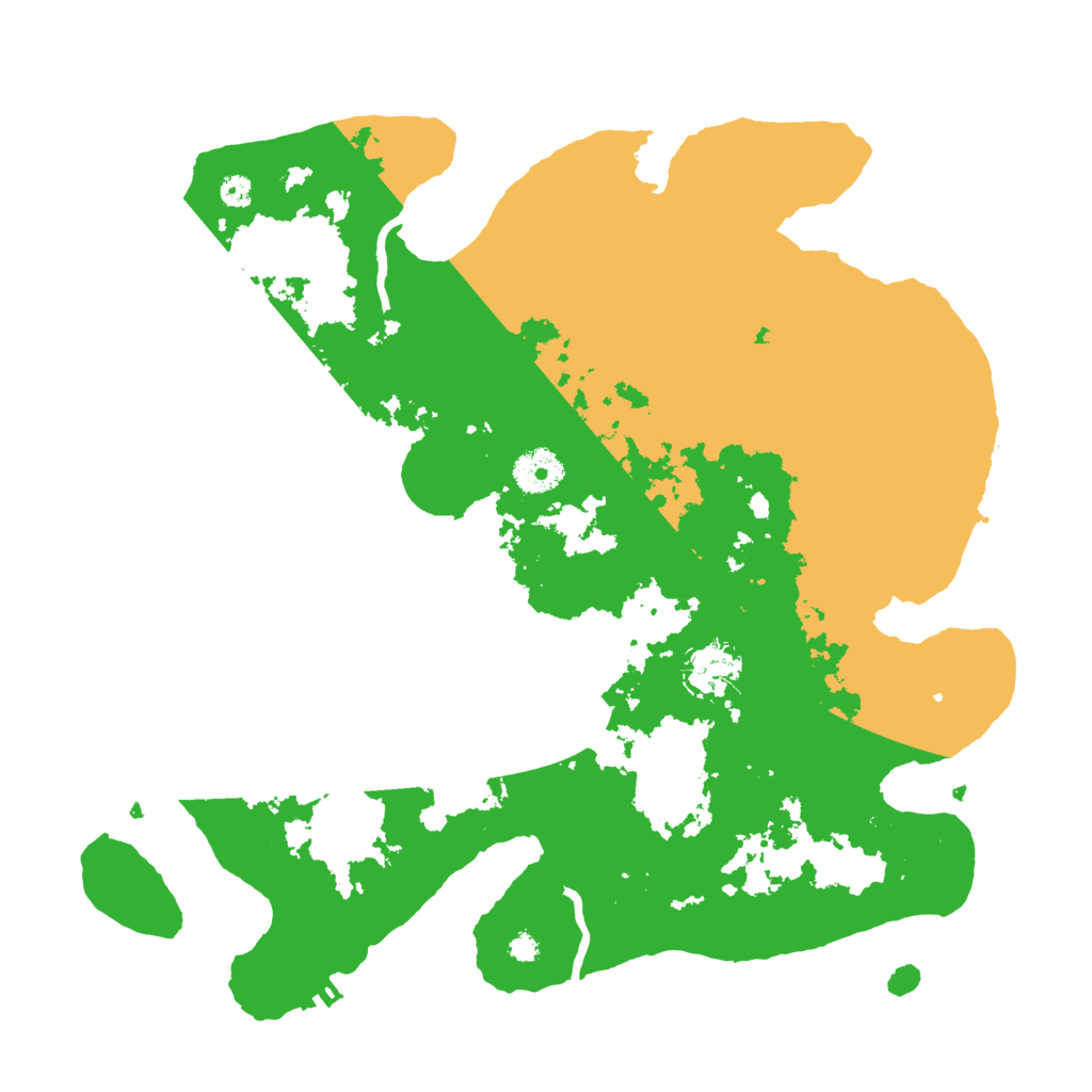 Biome Rust Map: Procedural Map, Size: 3510, Seed: 2934363