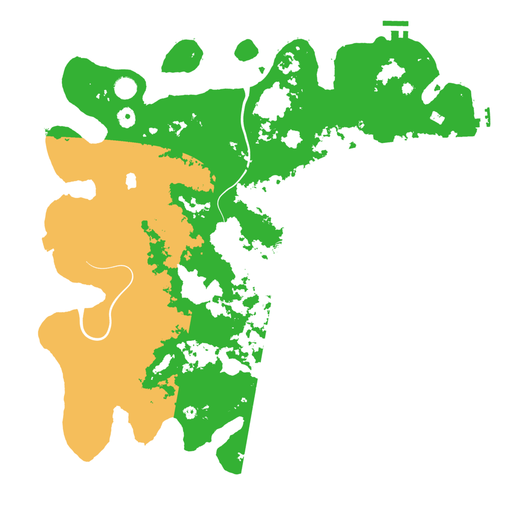 Biome Rust Map: Procedural Map, Size: 4000, Seed: 643961291